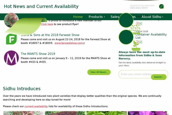 sidhunursery.com site used Sidhu