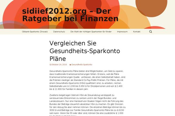 WordPress website example screenshot