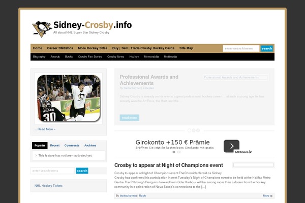 sidney-crosby.info site used Fsb-fluid-wp