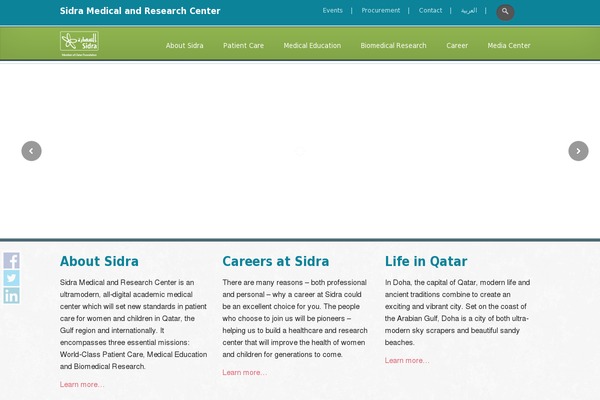 Medicate website example screenshot