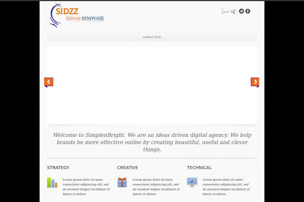 Biznez Lite theme site design template sample