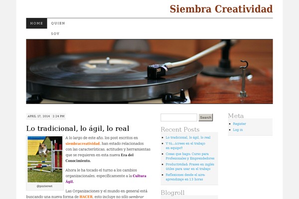 WordPress website example screenshot