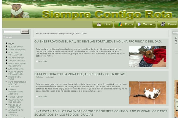 siemprecontigoprotectora.org site used Petclub-child