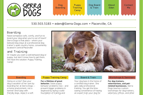 Sierra theme site design template sample