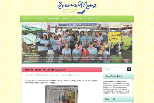 sierramoms.org site used Smtheme
