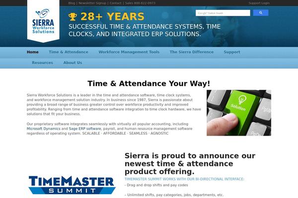 sierraws.com site used Sierraws