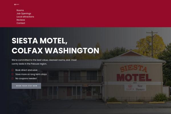 WordPress website example screenshot