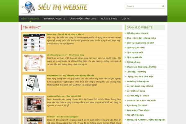 Enis theme site design template sample