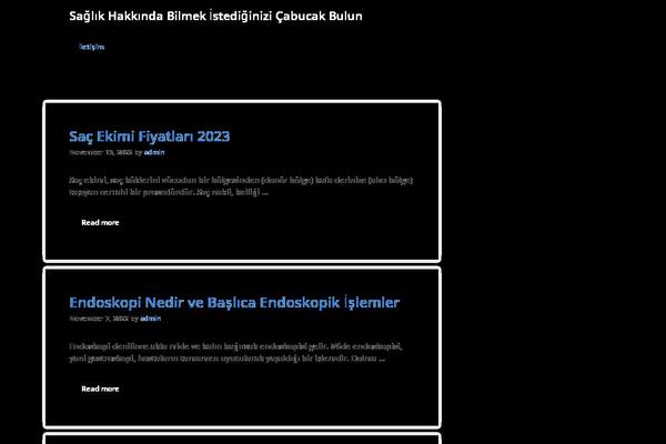 GeneratePress theme site design template sample