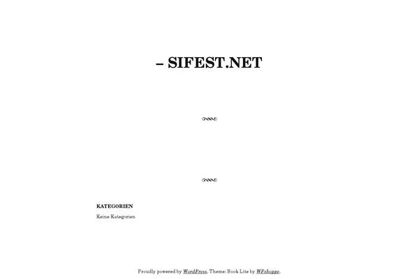 sifest.net site used Book Lite