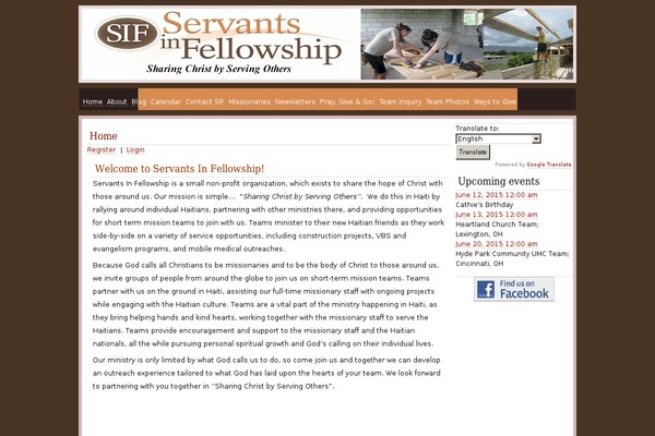 sifministries.org site used Aapna