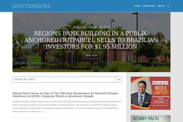 WordPress website example screenshot