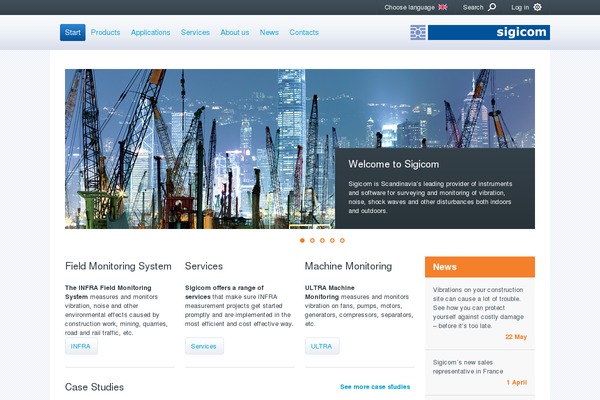 WordPress website example screenshot