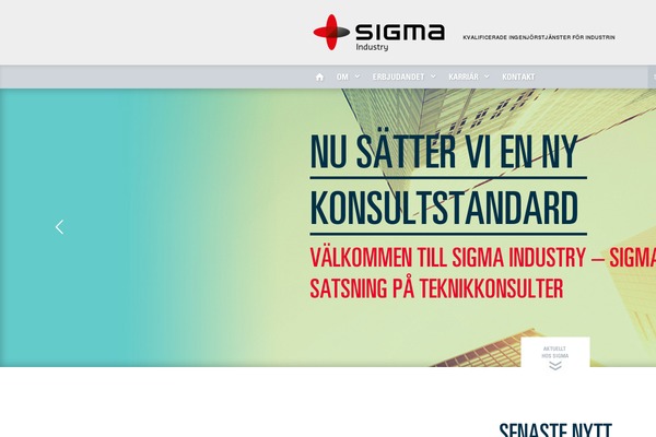 Sigma theme site design template sample