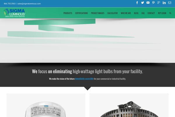 Avada theme site design template sample