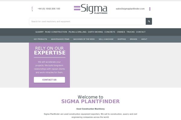 sigmaplantfinder.com site used Themename