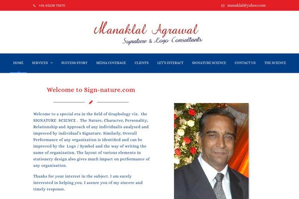 WordPress website example screenshot