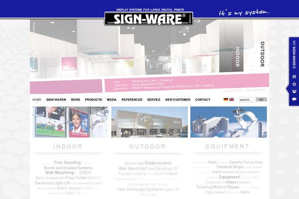 sign-ware.de site used Bootstrapstarter