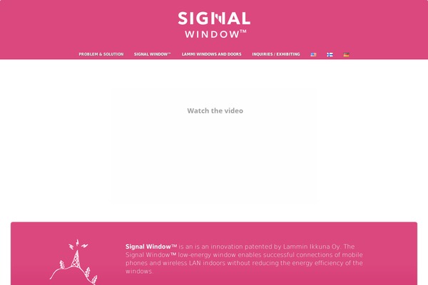 signal-window.com site used Lammin