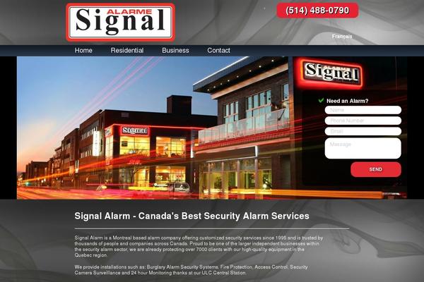 signalalarm.ca site used Signalalarm