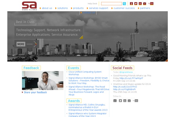 WordPress website example screenshot