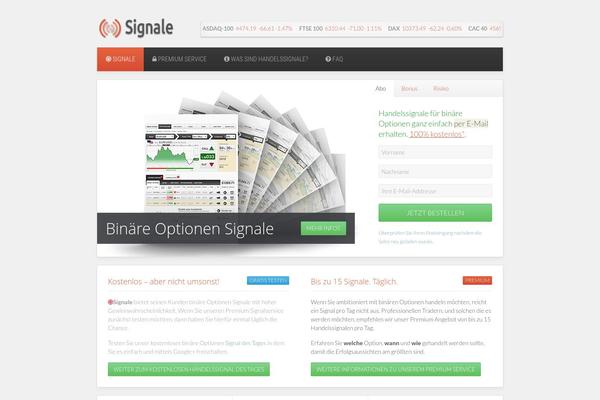 signale.org site used Avenue
