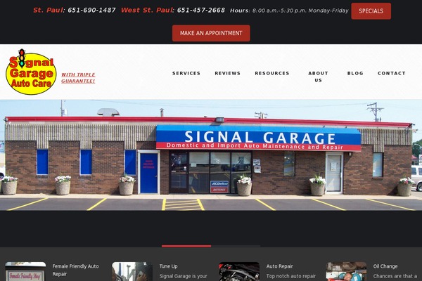 signalgarage.com site used Tiv-starterkit