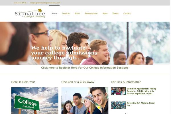 BeTheme Child theme site design template sample