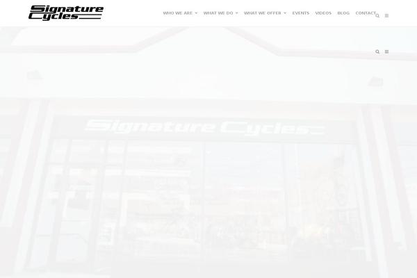 signaturecycles.com site used Create