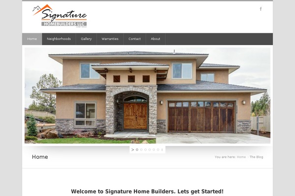 signaturehomebuildersllc.com site used Nevia