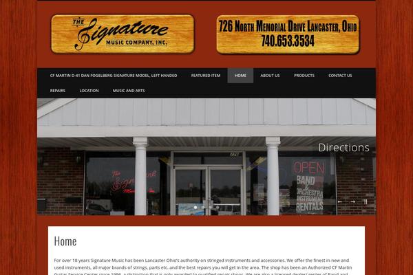 WordPress website example screenshot