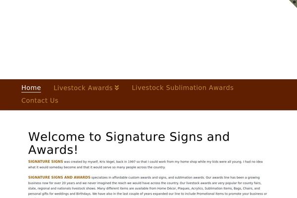WordPress website example screenshot