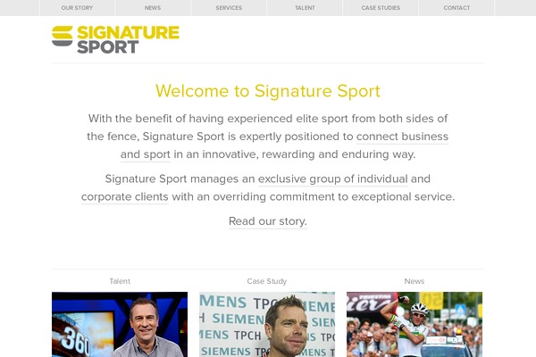 signaturesport.com.au site used Sport