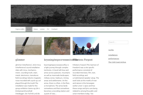 WordPress website example screenshot