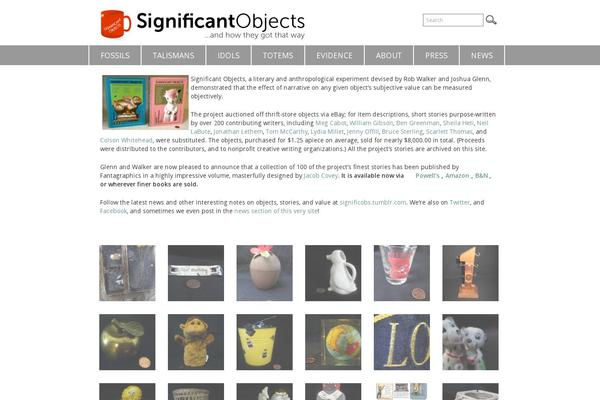 significantobjects.com site used Sigobs