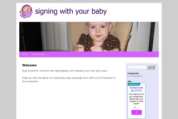 signingbaby.com site used Twenty-ten-child
