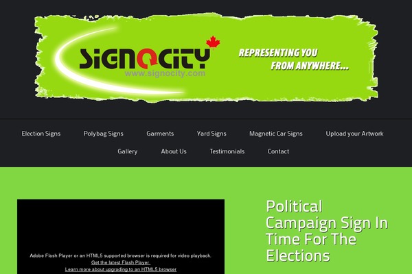 signocity.com site used Themealley.business.pro