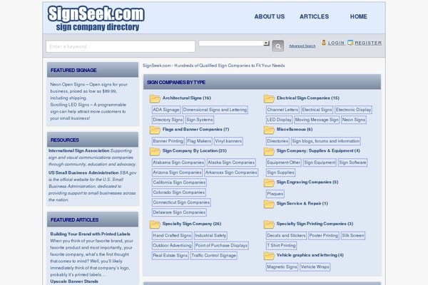 WordPress website example screenshot