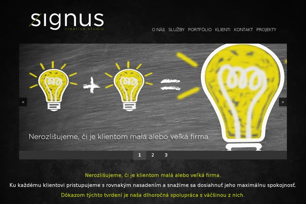 signus.sk site used Signus
