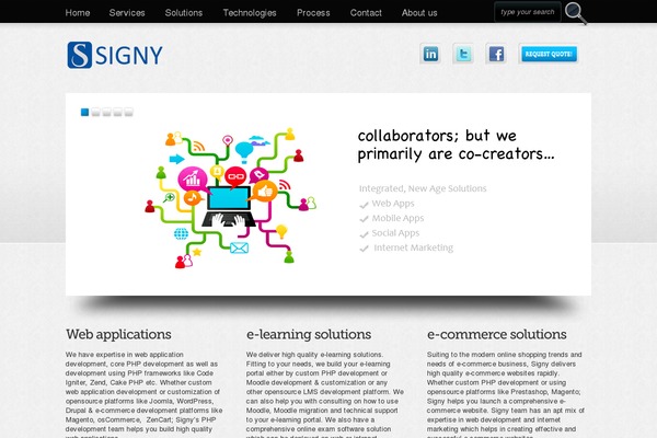 WordPress website example screenshot