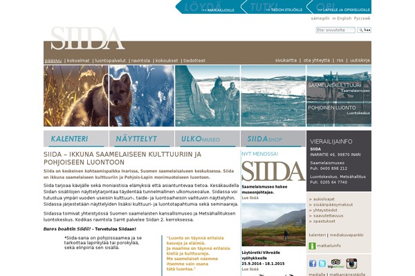 siida.fi site used Siida