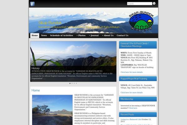 WordPress website example screenshot