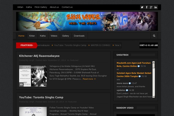 Site using Social Media Feather - lightweight social media sharing and follow buttons plugin