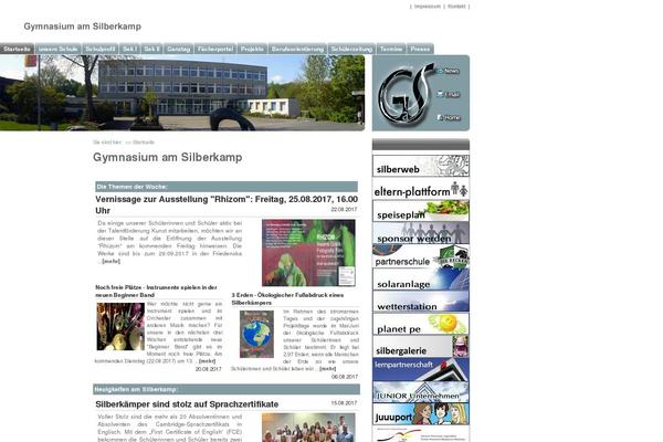silberkamp.de site used Wp-base