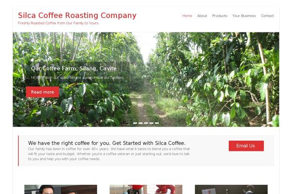WordPress website example screenshot