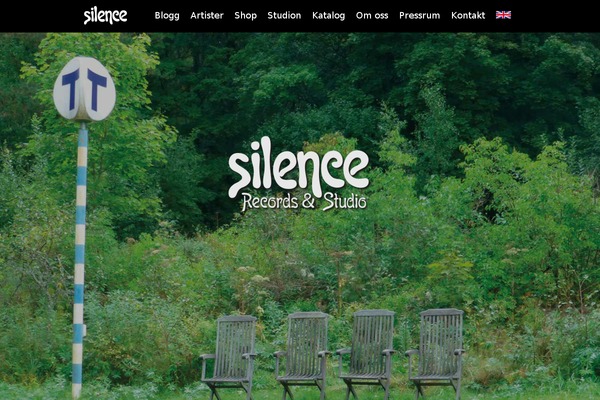 Silence theme site design template sample