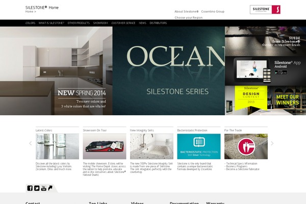 silestone theme websites examples