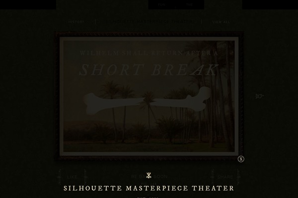 silhouettemasterpiecetheater.com site used Silhouette