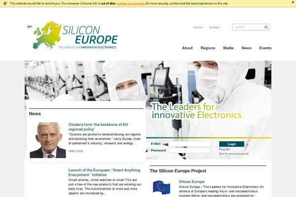 silicon-europe.eu site used Silicon-europe