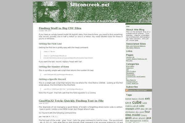 WordPress website example screenshot